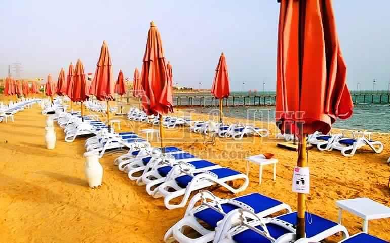 Sea View Chalet With Garden At Porto South Beach - Families Only 아인 수크나 외부 사진