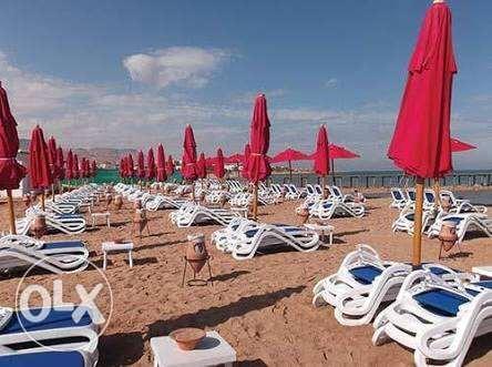 Sea View Chalet With Garden At Porto South Beach - Families Only 아인 수크나 외부 사진